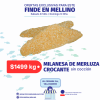 MILANESA DE MERLUZA CROCANTE sin cocción X KILO (oferta finde)