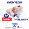 3x2 KILOS! FILET DE BROTOLA Congelada e Interfoliada (oferta finde)