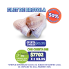 FILET DE BROTOLA 2ºKILO AL 50% DE DESCUENTO (oferta x 2 kg)