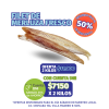 FILET DE MERLUZA FRESCA 2ºKILO AL 50% DE DESCUENTO (oferta x 2 kg)