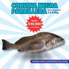 OFERTA DEL SABADO!! CORVINA NEGRA PARRILLERA X UNIDAD (peso estimado entera 3-3,5kg)