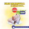 OFERTA X KILO: FILET DE BROTOLA CONGELADA E INTERFOLIADA SIN ESPINAS