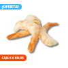 ¡OFERTA! LANGOSTINO PELADO TAILÓN CAJA X 6 KILOS ($18.400 x kg)