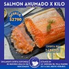 * Salmon Ahumado, lomo sin fetear x kilo (sabado)