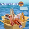 PACK 7 CORTES (con salmon en rodajas)