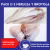 PACK 2+2 MERLUZA Y BROTOLA